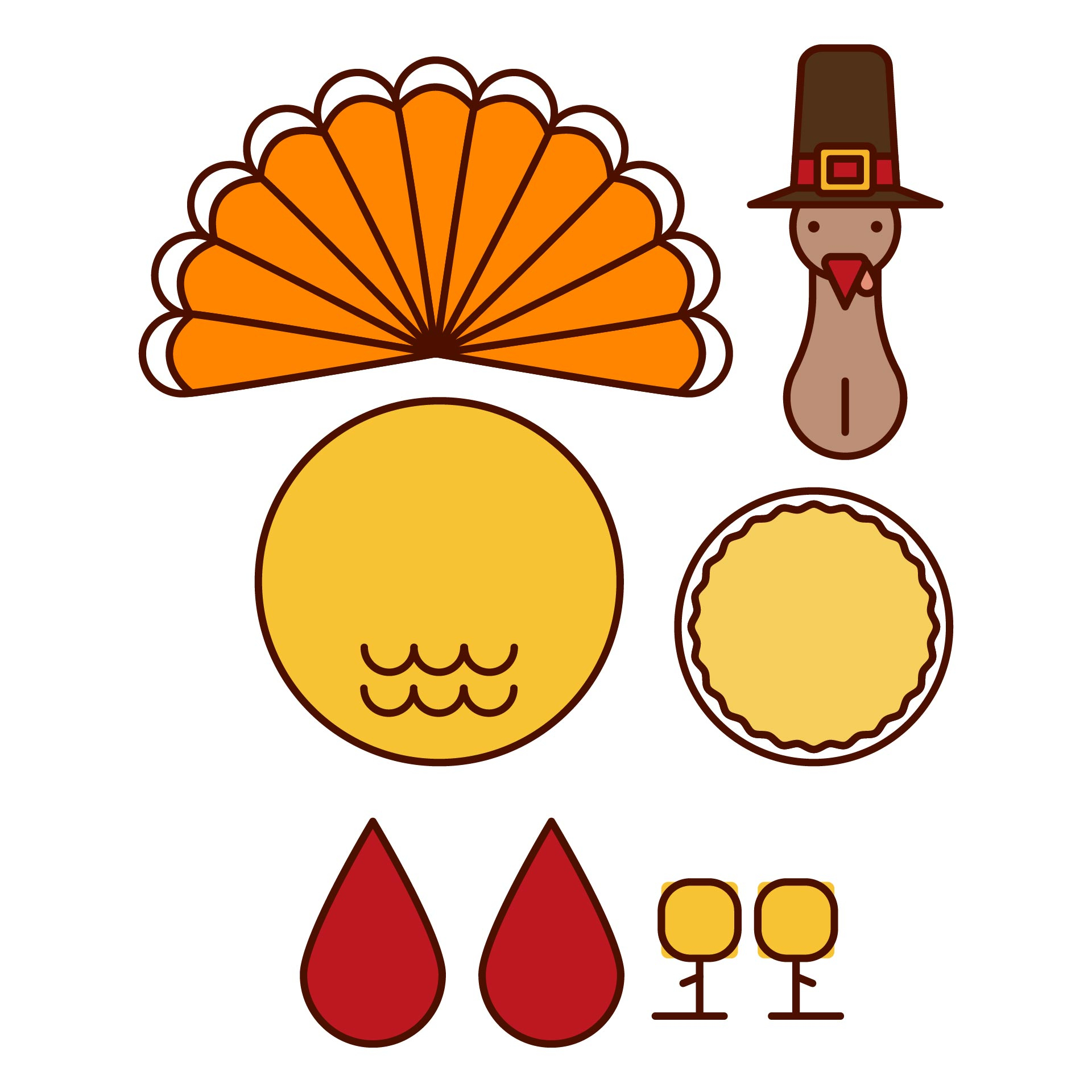 thanksgiving crafts for kids printable pdf free