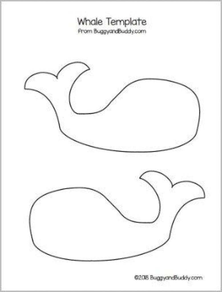 Easy Whale Craft For Kids With Printable Template Art Activities Free 