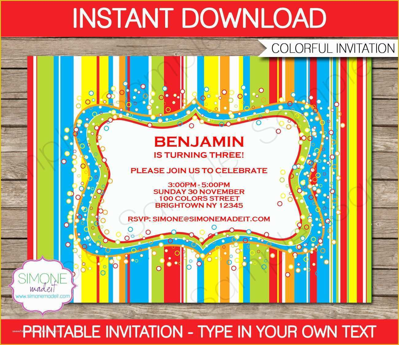 Editable Birthday Invitations Templates Free Of Candyland Party Invitations Template 