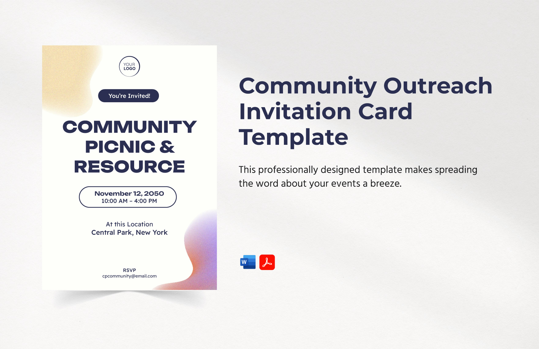 Editable Event Invitation Templates In Word To Download
