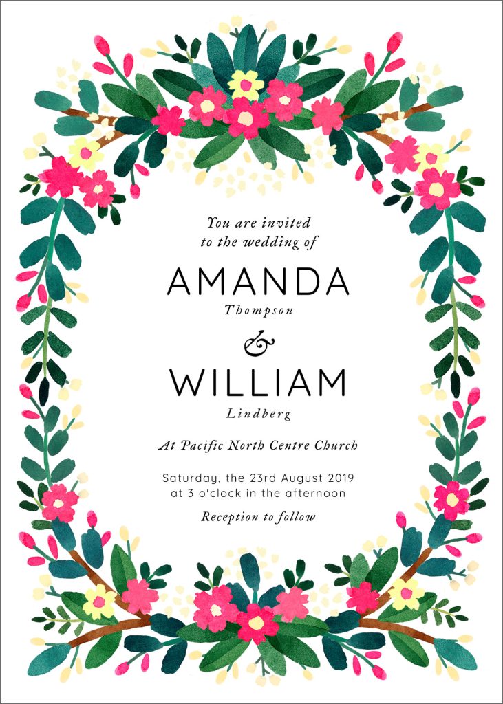 Editable Wedding Invitation Templates Free Download Word Rytebusy