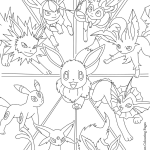 Eevee Evolutions Pokemon Colouring Page By Steffitoots On DeviantArt