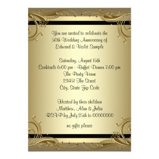 Elegant Dinner Invitation Wording