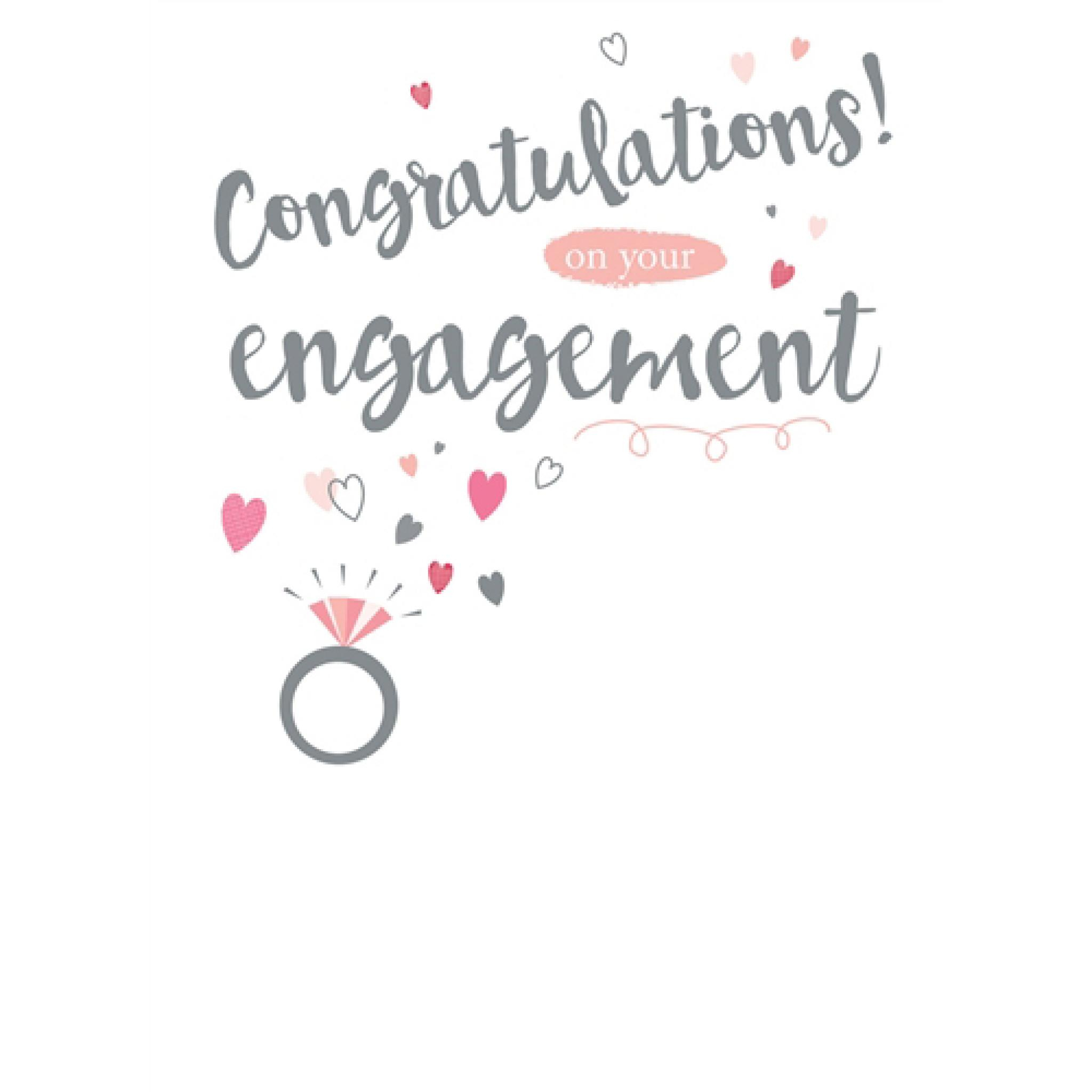 Engagement Card Congratulations