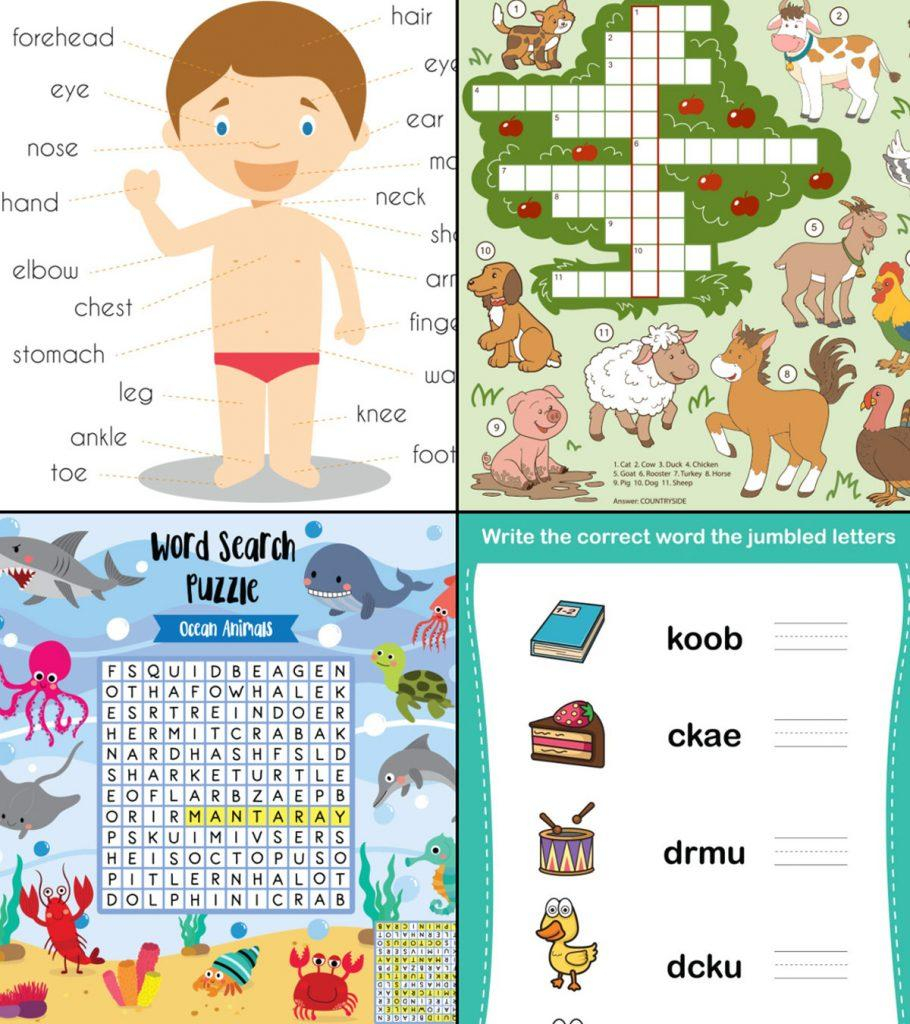 English Printable Worksheets For Kids