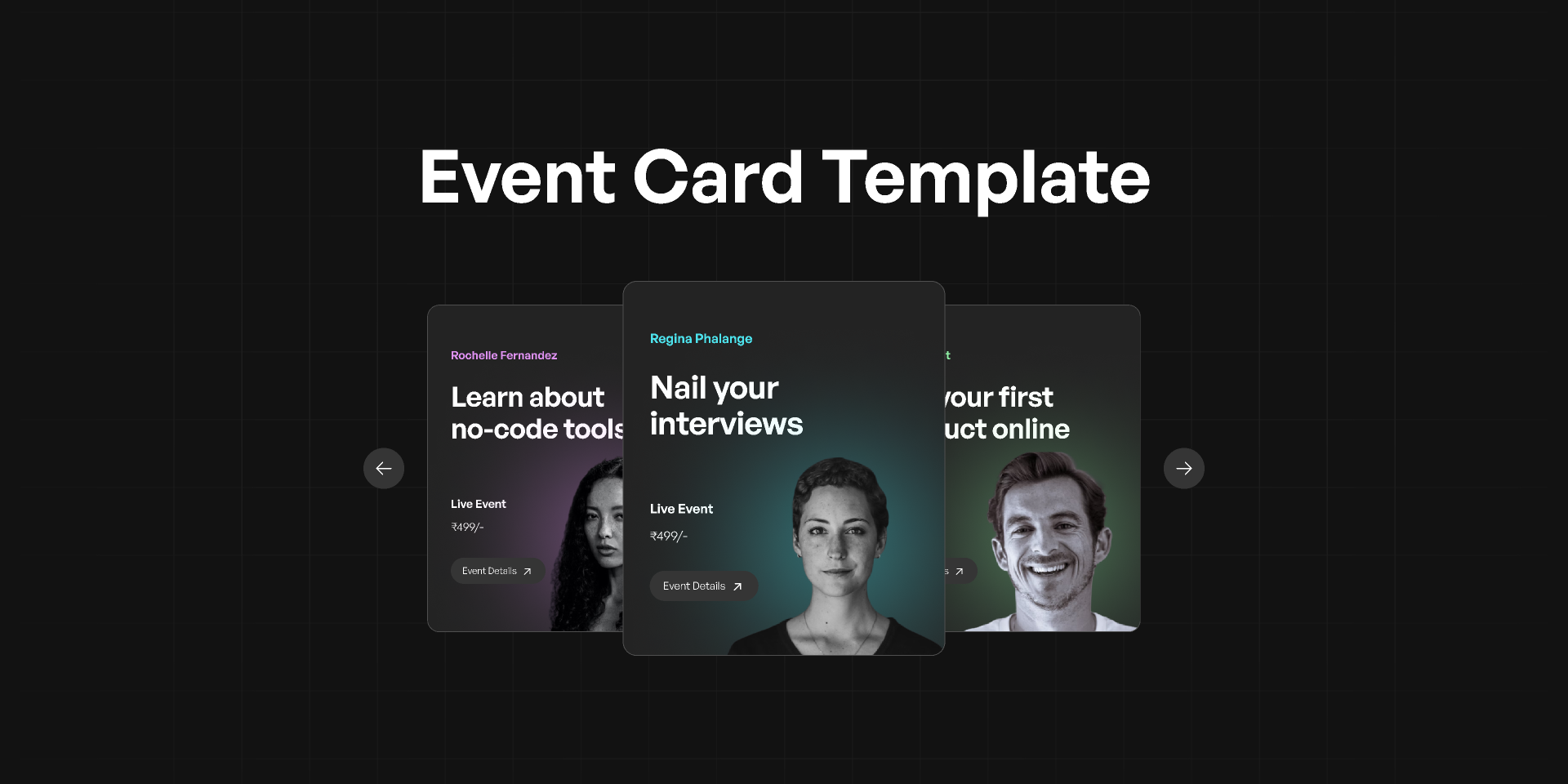 Event Card Template Figma