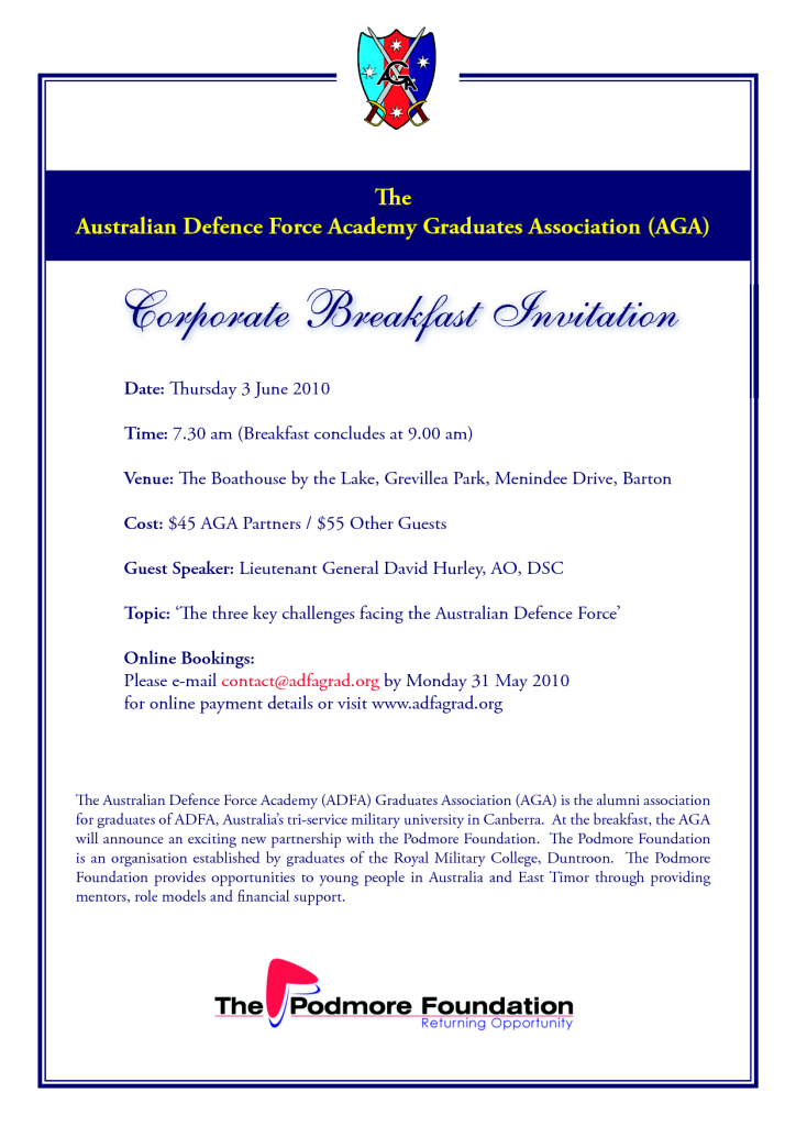 Event Invitation Letter Sample