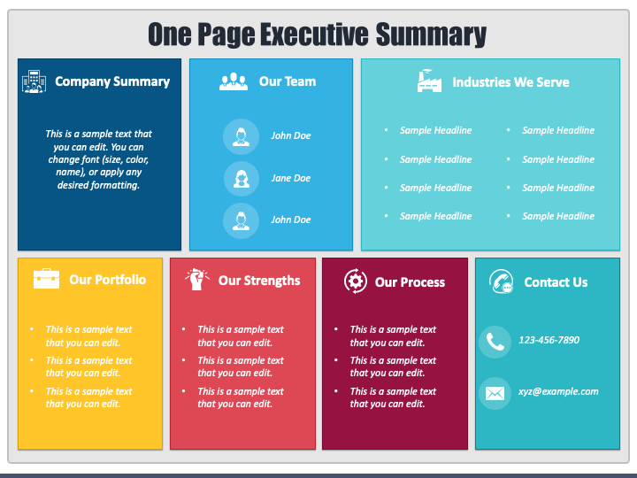Executive Summary Template Ppt Free Download Prntbl 