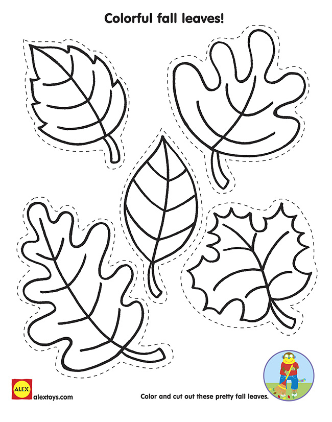 printable fall craft templates