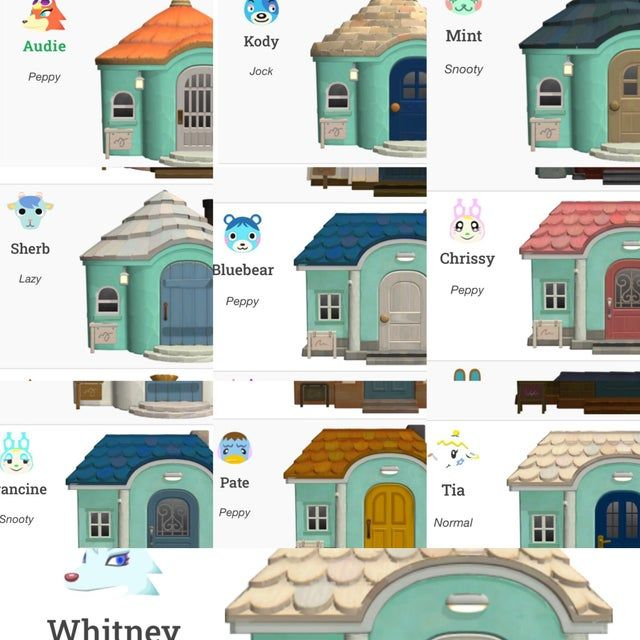 Famous Animal Crossing House Roof Colors References