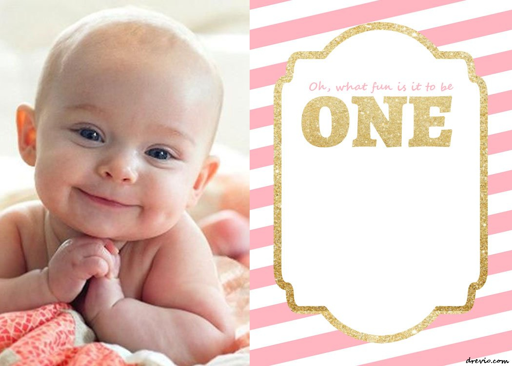 First Birthday Invitation Card Template Mightyprintingdeals