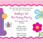 First Birthday Invitation Template
