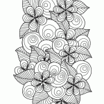 Flowers Coloring Sheets Free Printable For Adults COLORING PAGES