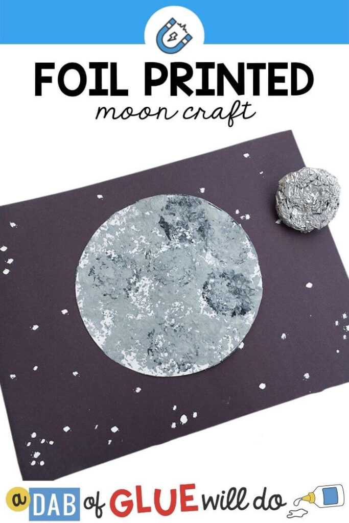 Foil Printed Moon Craft