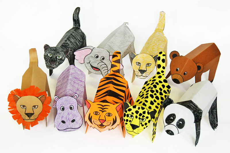 zoo animal printable craft