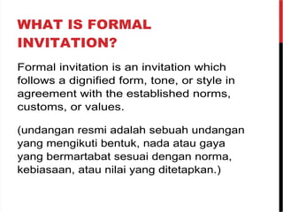 FORMAL INVITATION WEDDING INVITATION KELAS XI dikonversi pdf