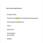 Formal Meeting Invitation Email Template Cards Design Templates