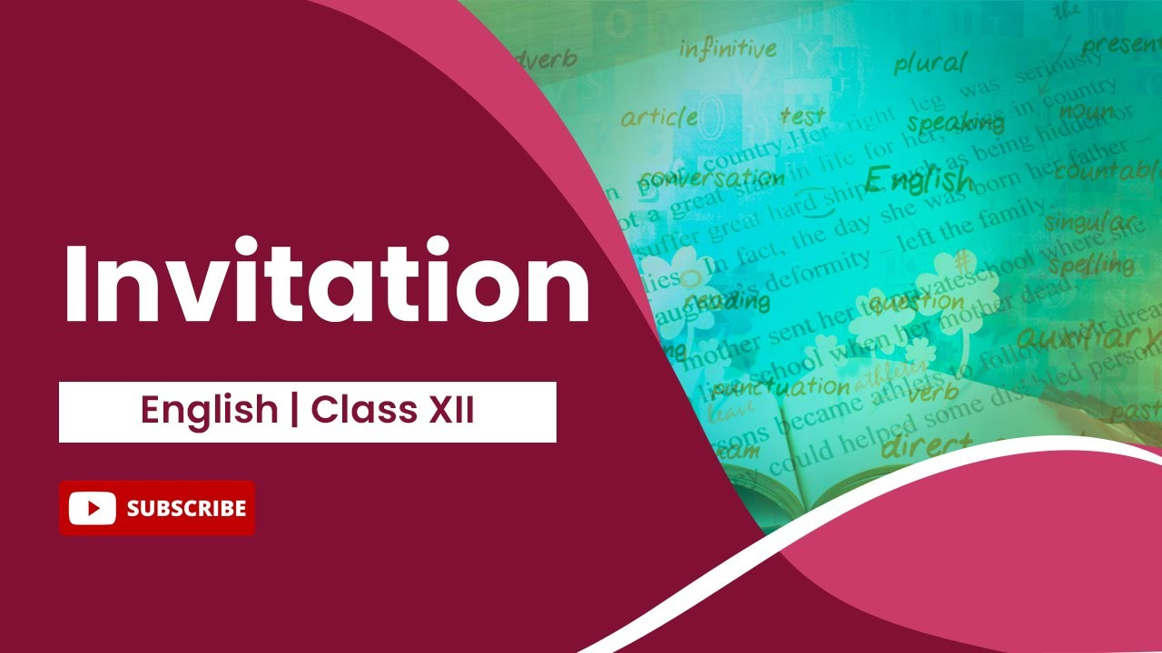 invitation format of class 12 invitation format of class 12