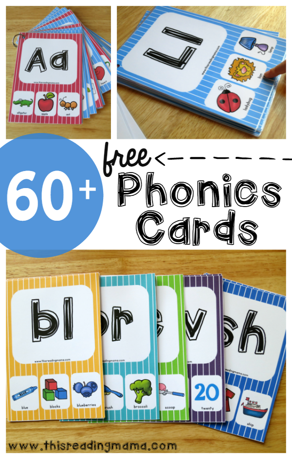 FREE 60 Phonics Cards