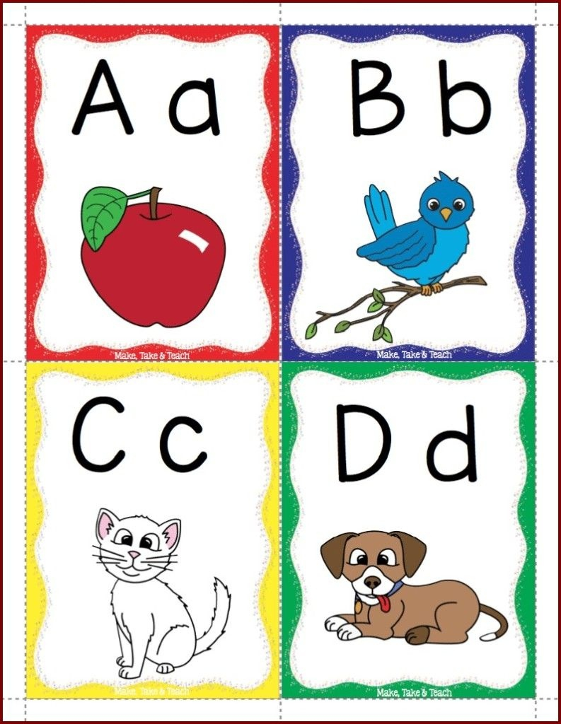 Free Abc Flash Cards Printables Pdf