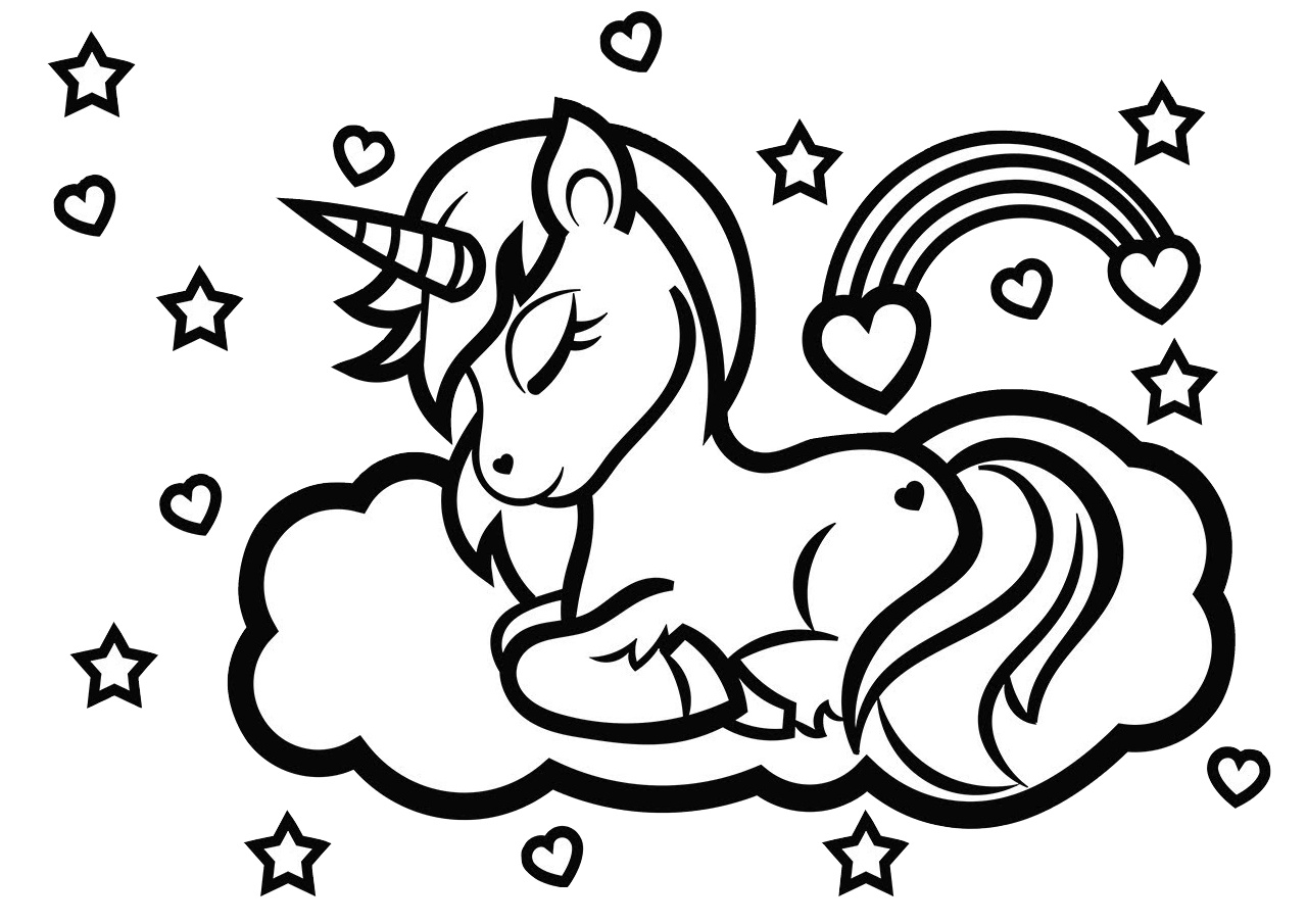 Free Adult Printable Coloring Pages Unicorns Rolfear