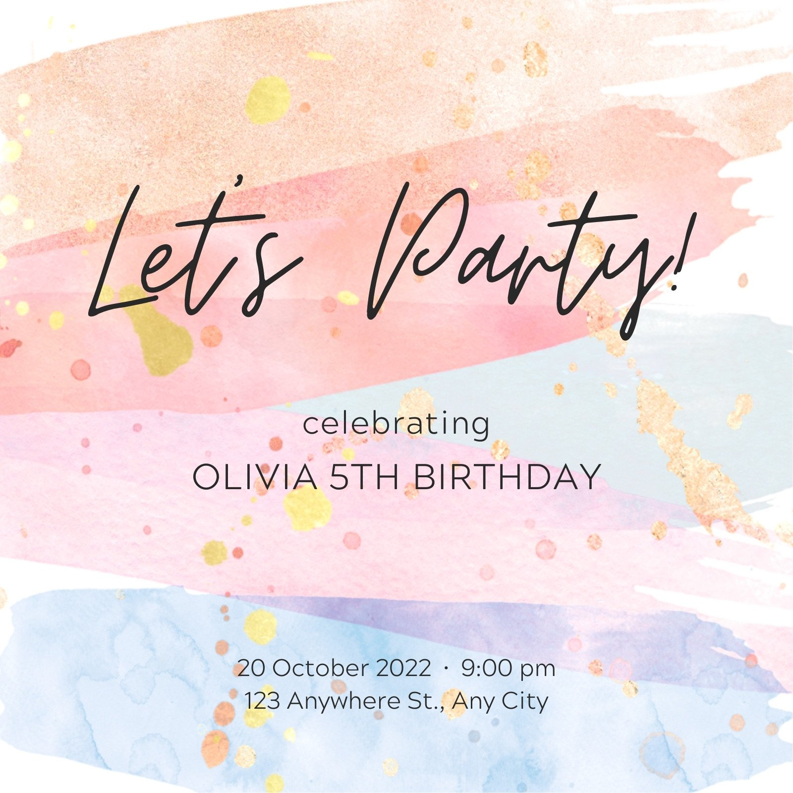 free birthday invitation templates australia