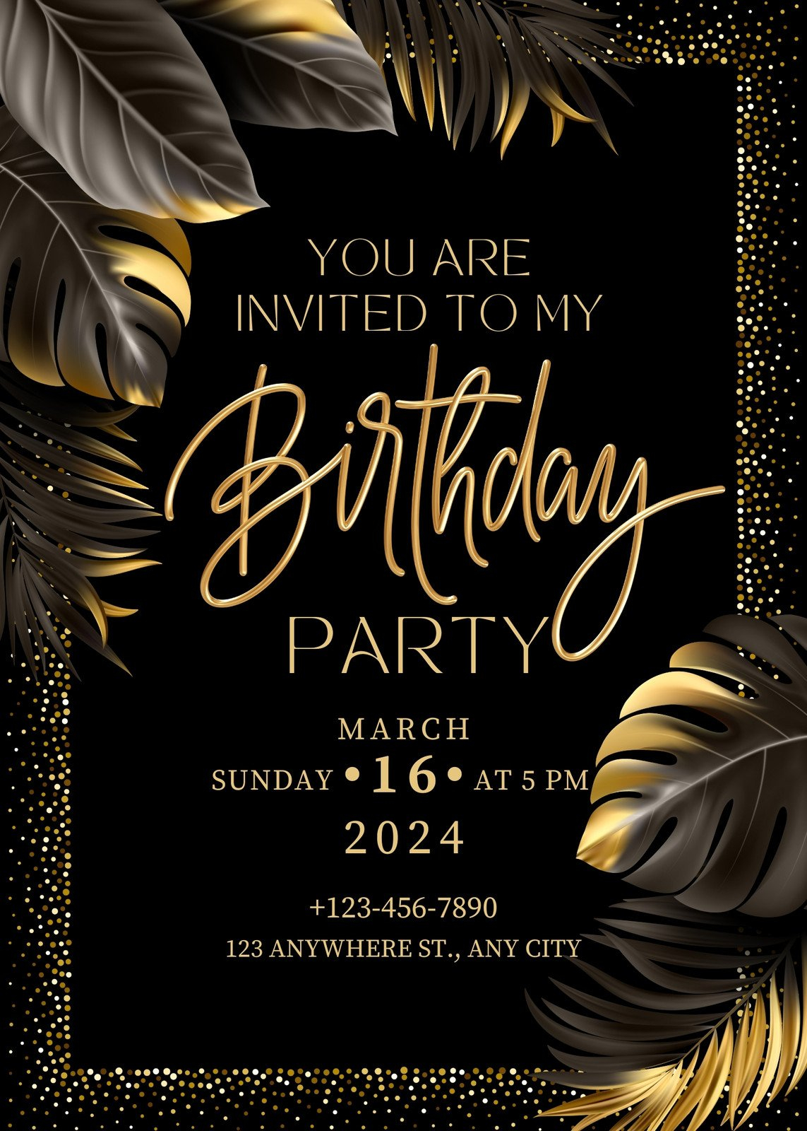 half birthday invitation templates free