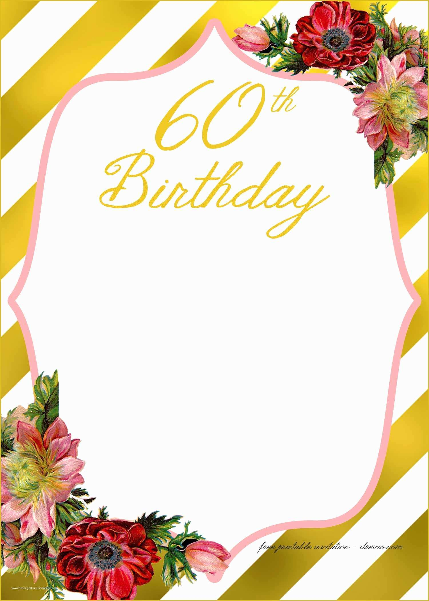 Free Anniversary Invitation Templates Of Free Printable Adult Birthday 