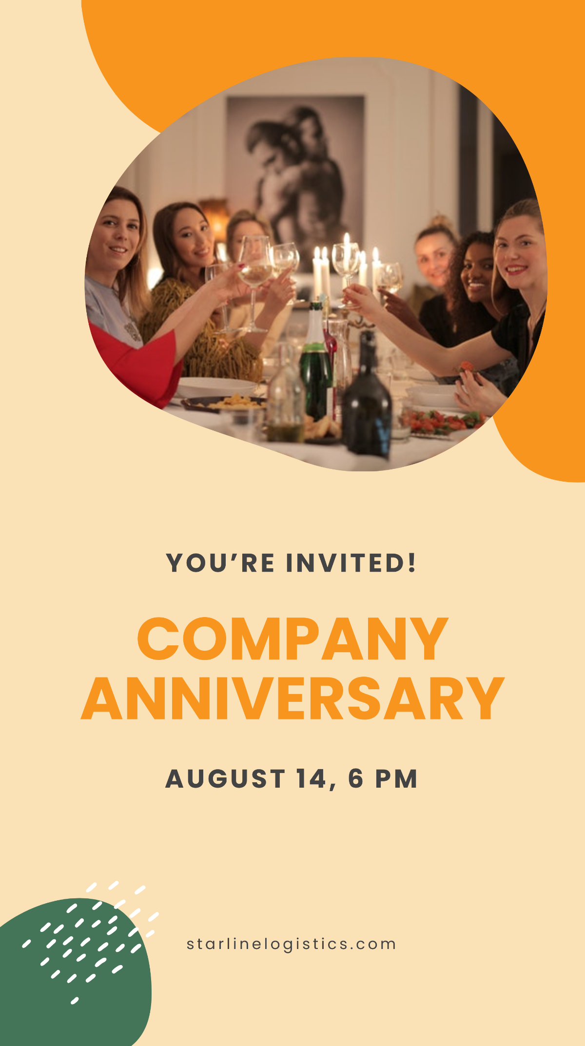 Free Anniversary Invitation Whatsapp Post Template Edit Online 