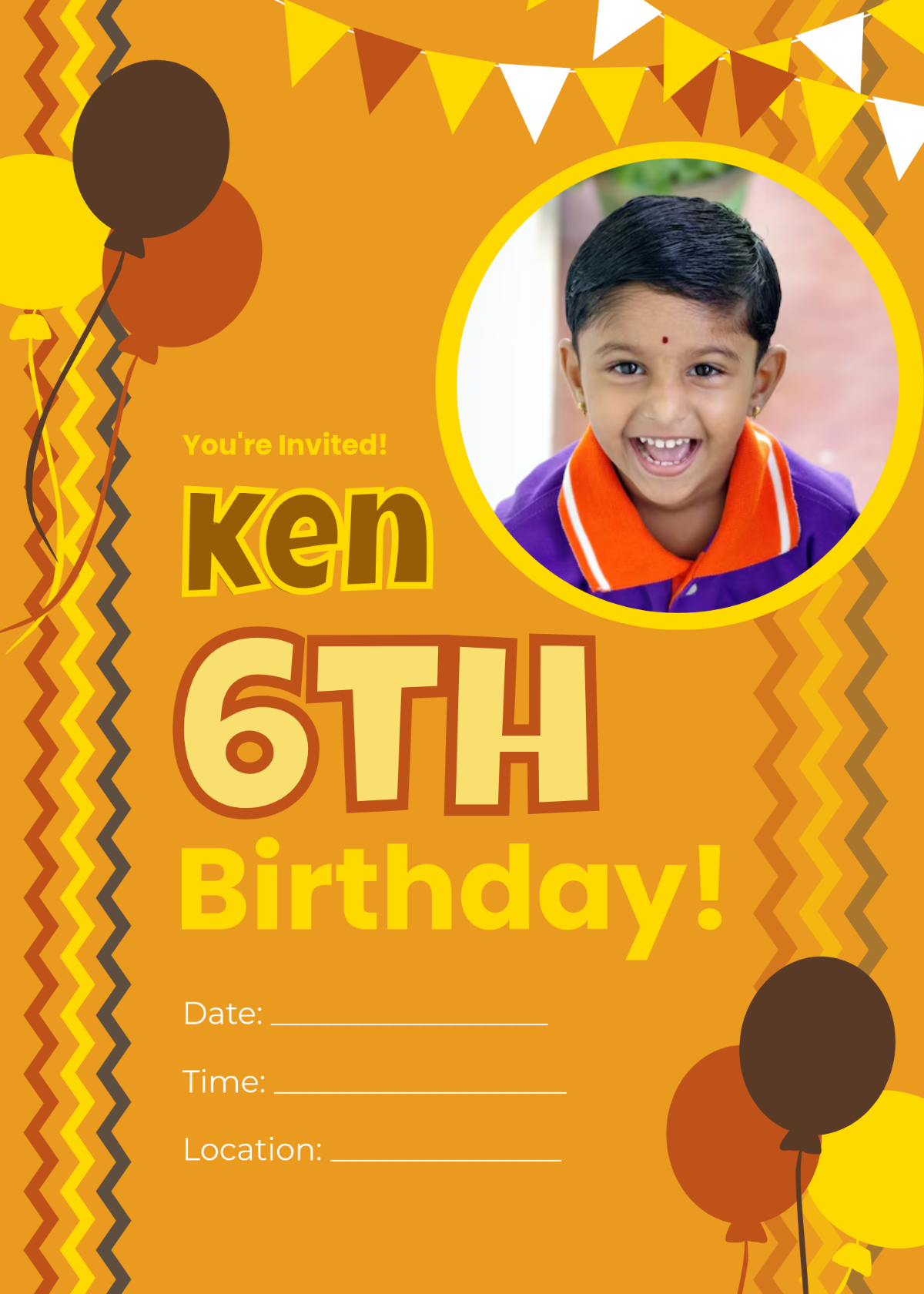 Free Boy Birthday Invitation Templates Editable And Printable