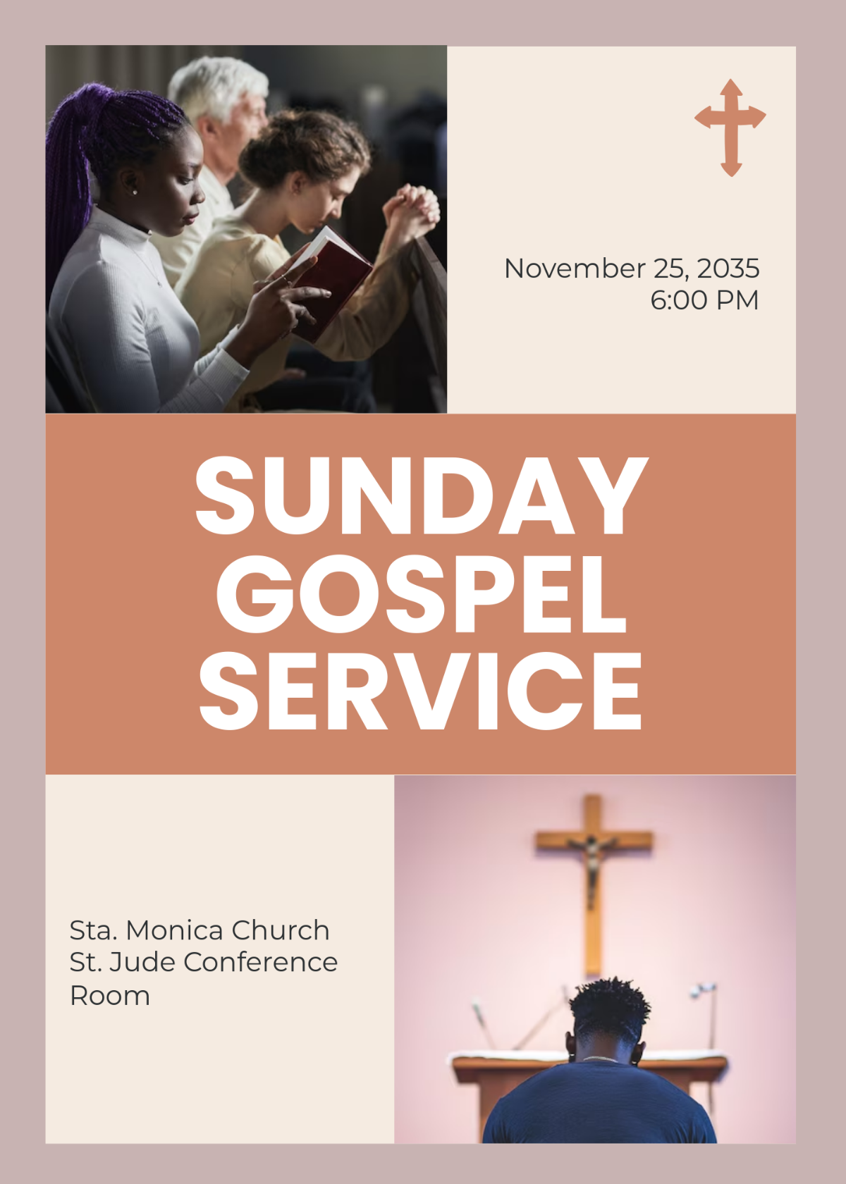 Free Church Invitation Letter Template To Edit Online