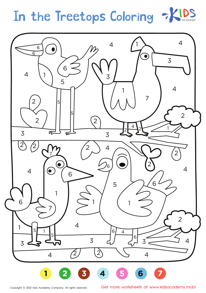 Free Coloring By Numbers Printables For Grade 1