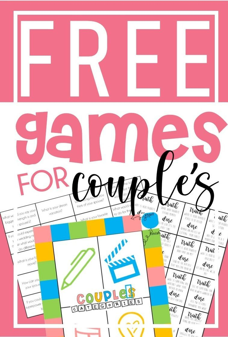 Free Couples Games Printable Printable And Enjoyable Learning