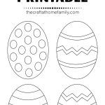 Free Easter Egg Template 9 Easy Crafts The Craft at Home Family