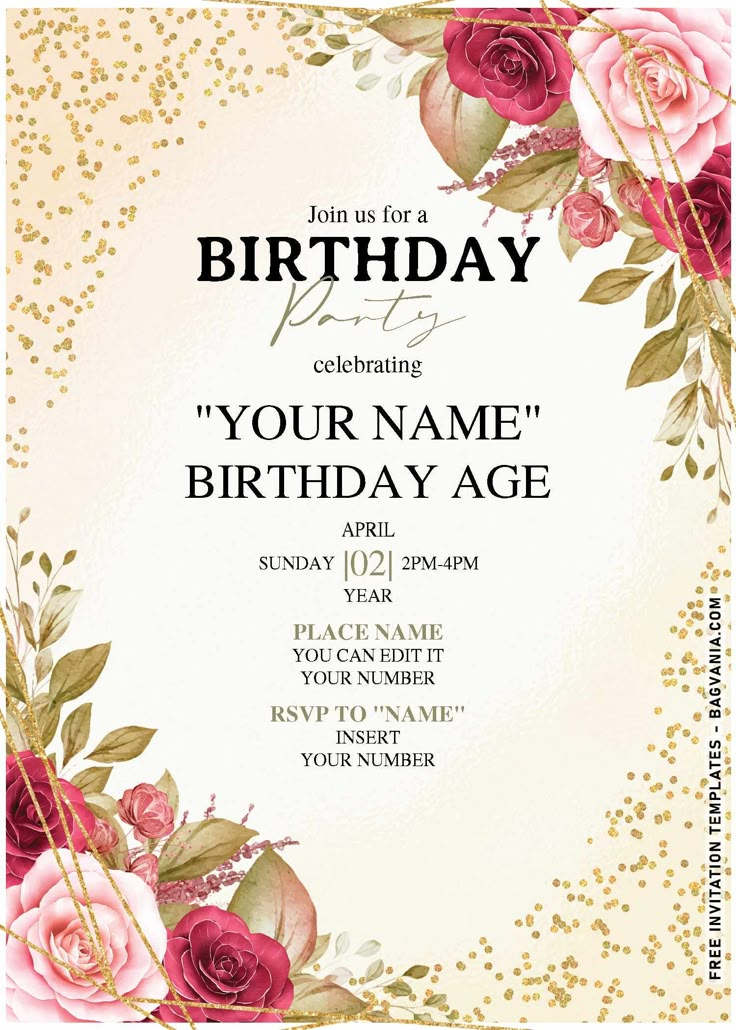 invitation templates free download pdf