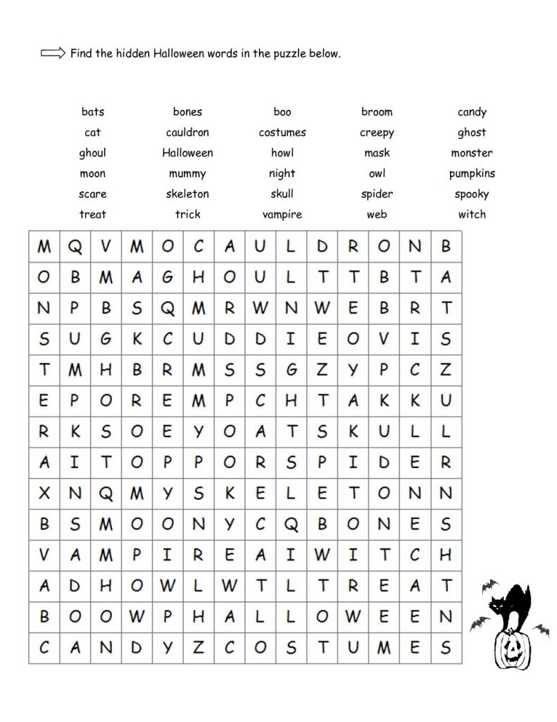 Free Elementary Word Search Printables Learning Printable