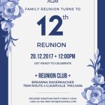 FREE Family Reunion Invitation Templates Examples Edit Online