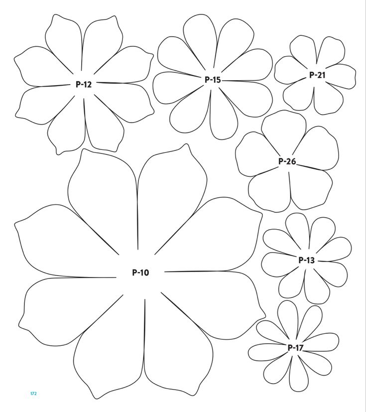 Free Flower Template Free Printable Pdf