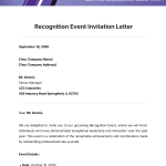 Free Formal Invitation Letter For Event Guest Template Edit Online