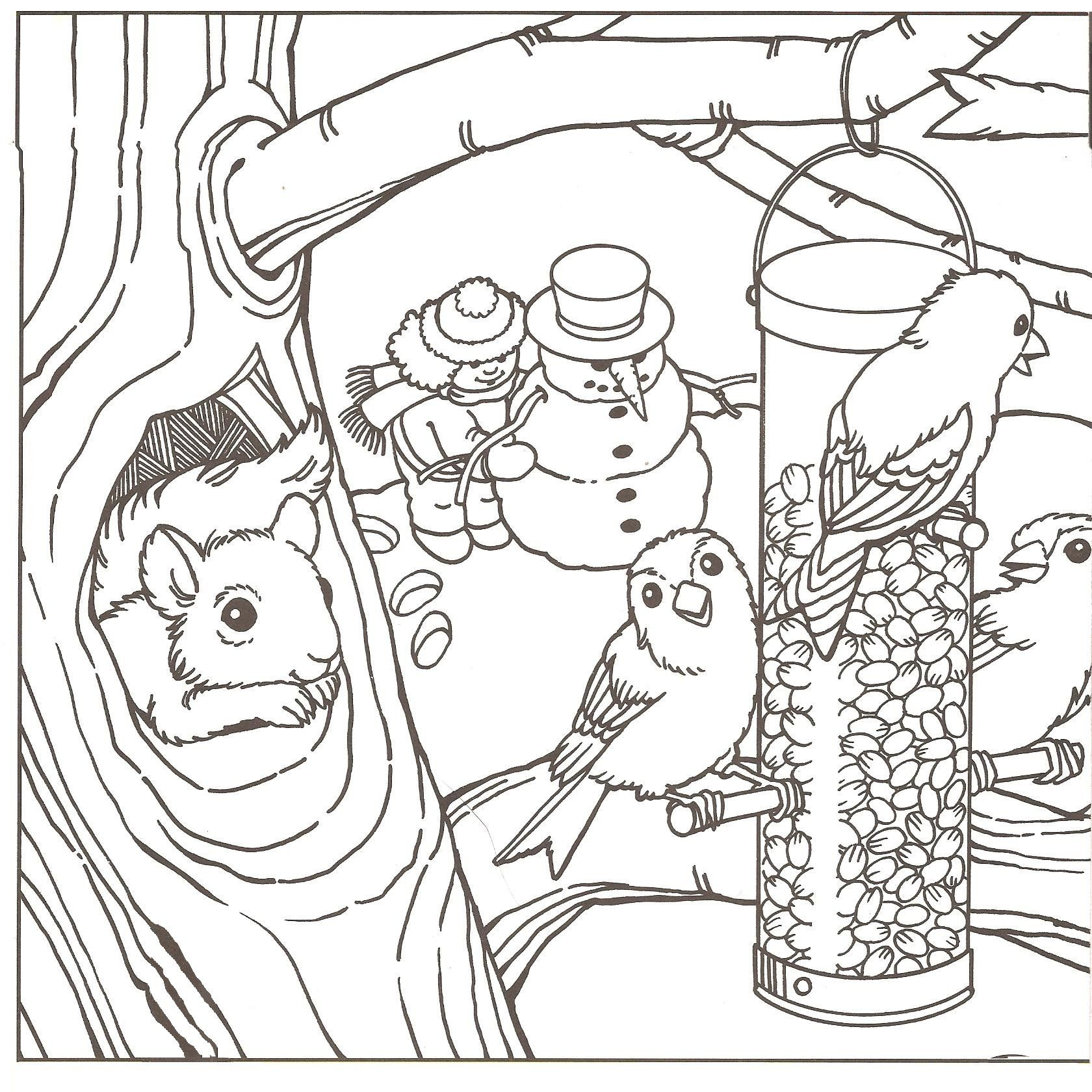Free Free Printable Coloring Pages Of Winter Scenes Download Free Free 