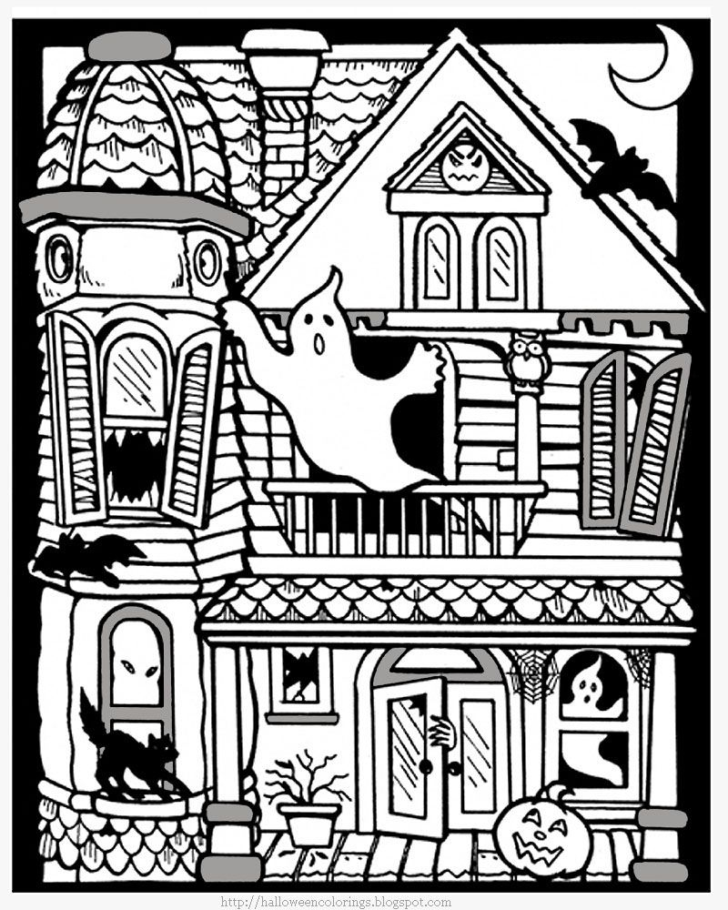 Free Free Printable Halloween Coloring Pages Adults Download Free Free Printable Halloween 