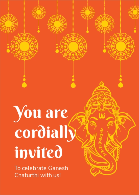 invitation template for ganesh chaturthi