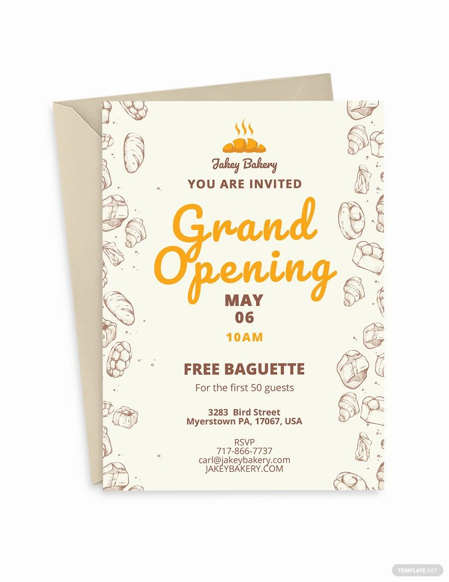 FREE Grand Opening Invitation Templates Examples Edit Online 