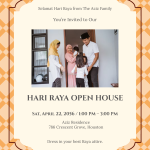 Free Hari Raya Open House Invitation Template To Edit Online