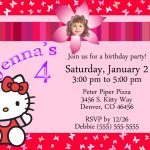 Free Hello Kitty Birthday Invitation Template