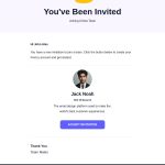 Free Invitation HTML Email Template Template Editor MailUi