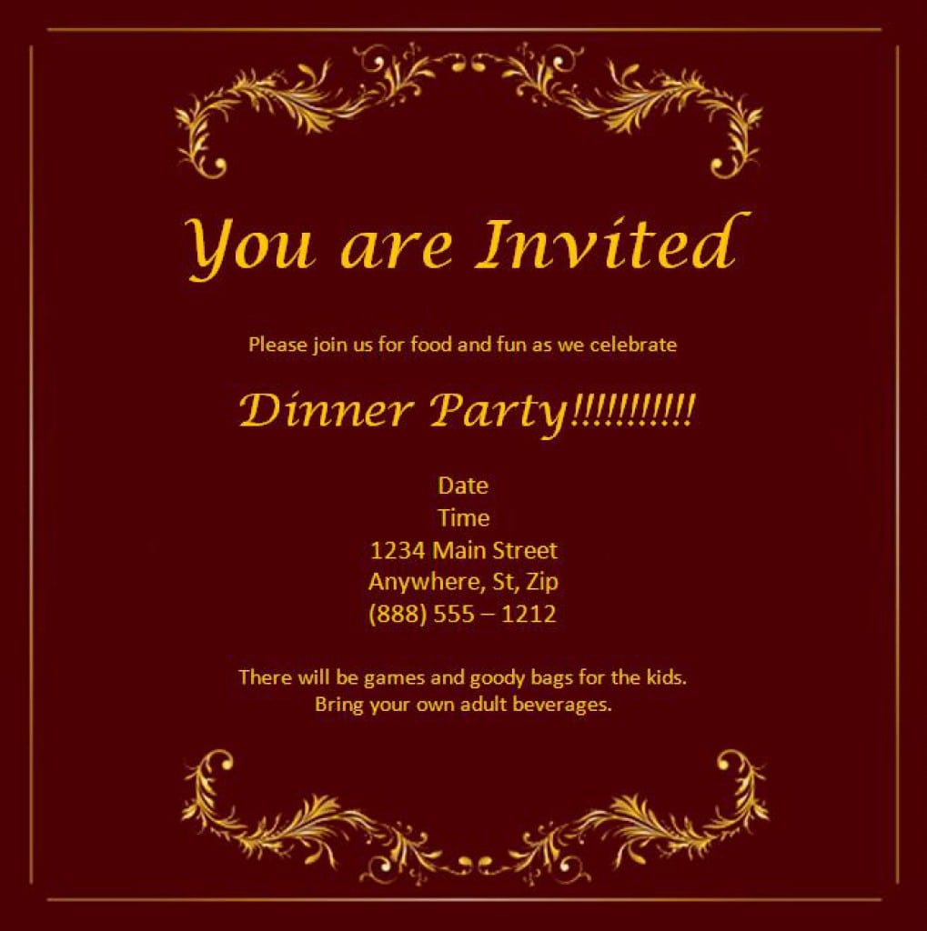 Free Invitation Templates To Download