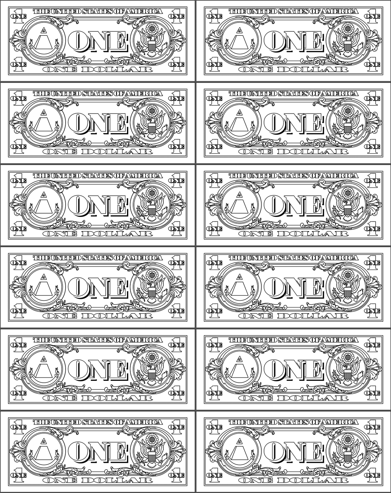Free Kids Printable Play Money 10 Activities Printable Play Money 10 