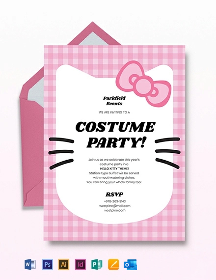FREE Kitty Party Invitation Template Download In Word Google Docs