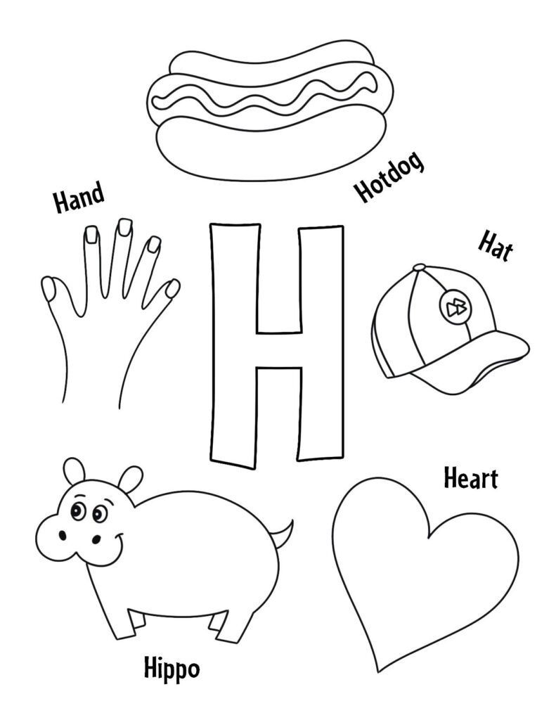 FREE Letter H Worksheets For Preschool The Hollydog Blog Worksheets 